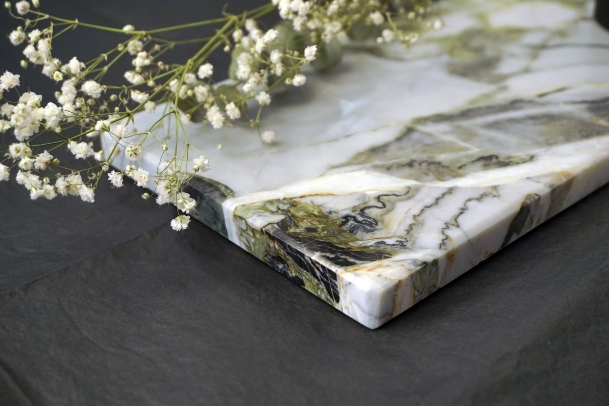 Мрамор White and Green