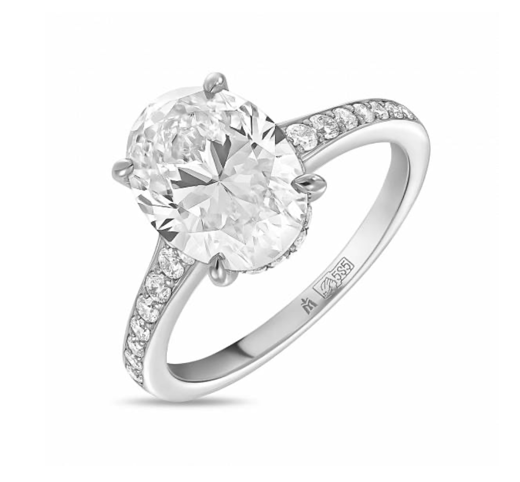 Кольцо с GLDiamond 3,06 CRt. MIUZ Diamonds