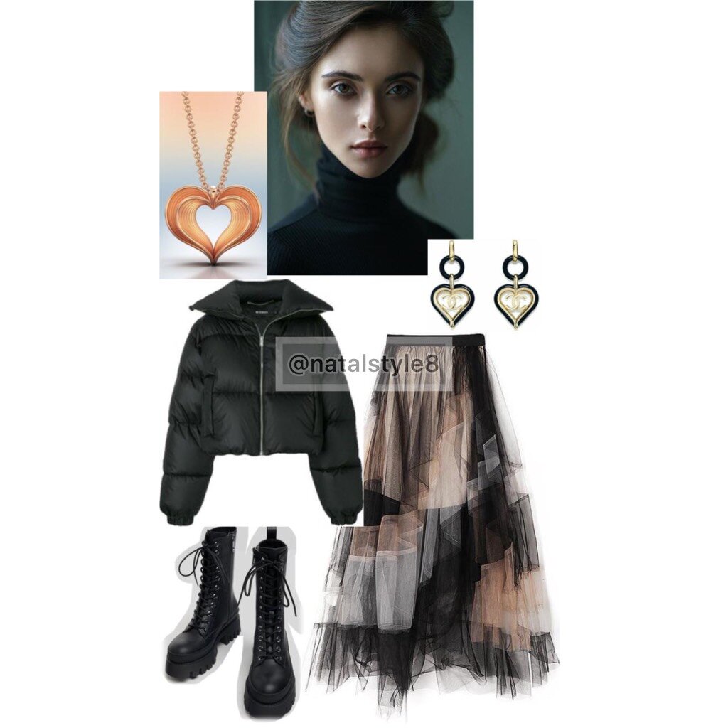 Фото 3 Сердцевидные украшения станут стилеобразующими для модели. Можно в одном комплекте использовать лицо серьги, либо подвеску.