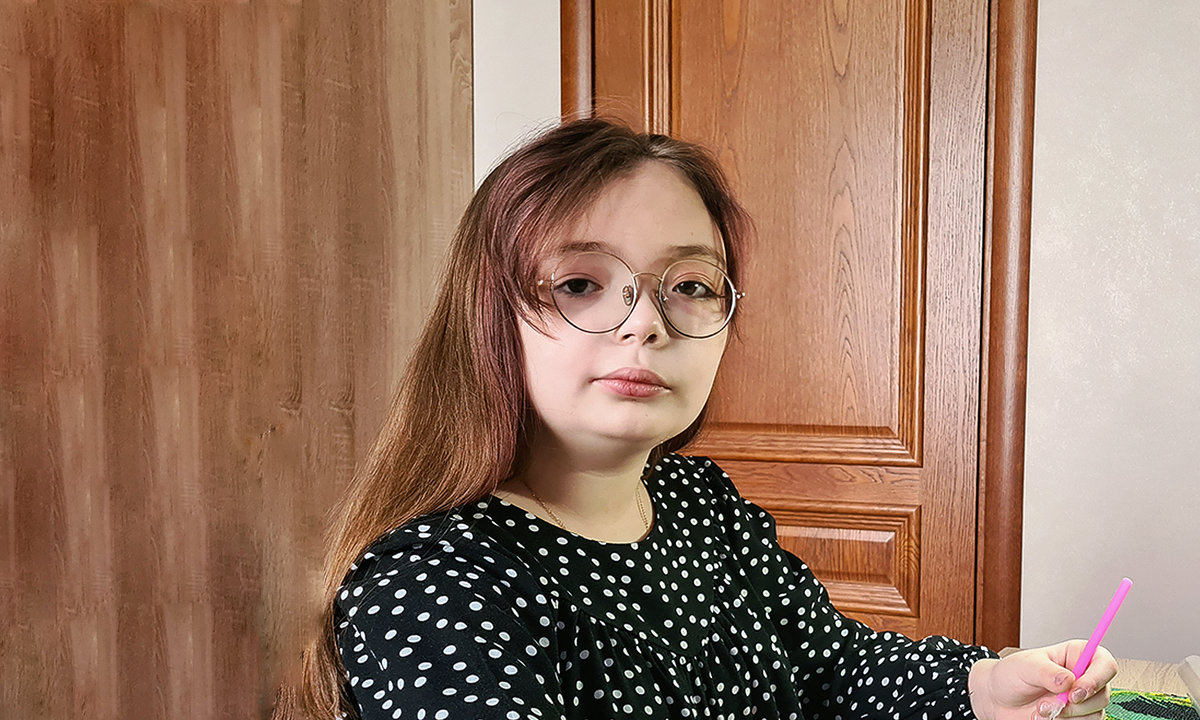 Ева Бердникова, подопечная фонда "Алёша"