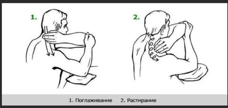 Как делать массаж при остеохондрозе. Самомассаж шейно-воротниковой зоны. Самомассаж при шейном остеохондрозе. Самомассаж шеи и воротниковой зоны в домашних. Самомассаж поглаживание.