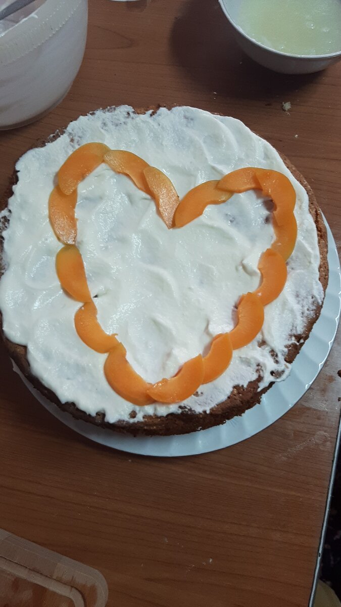 Пирог с сердечком