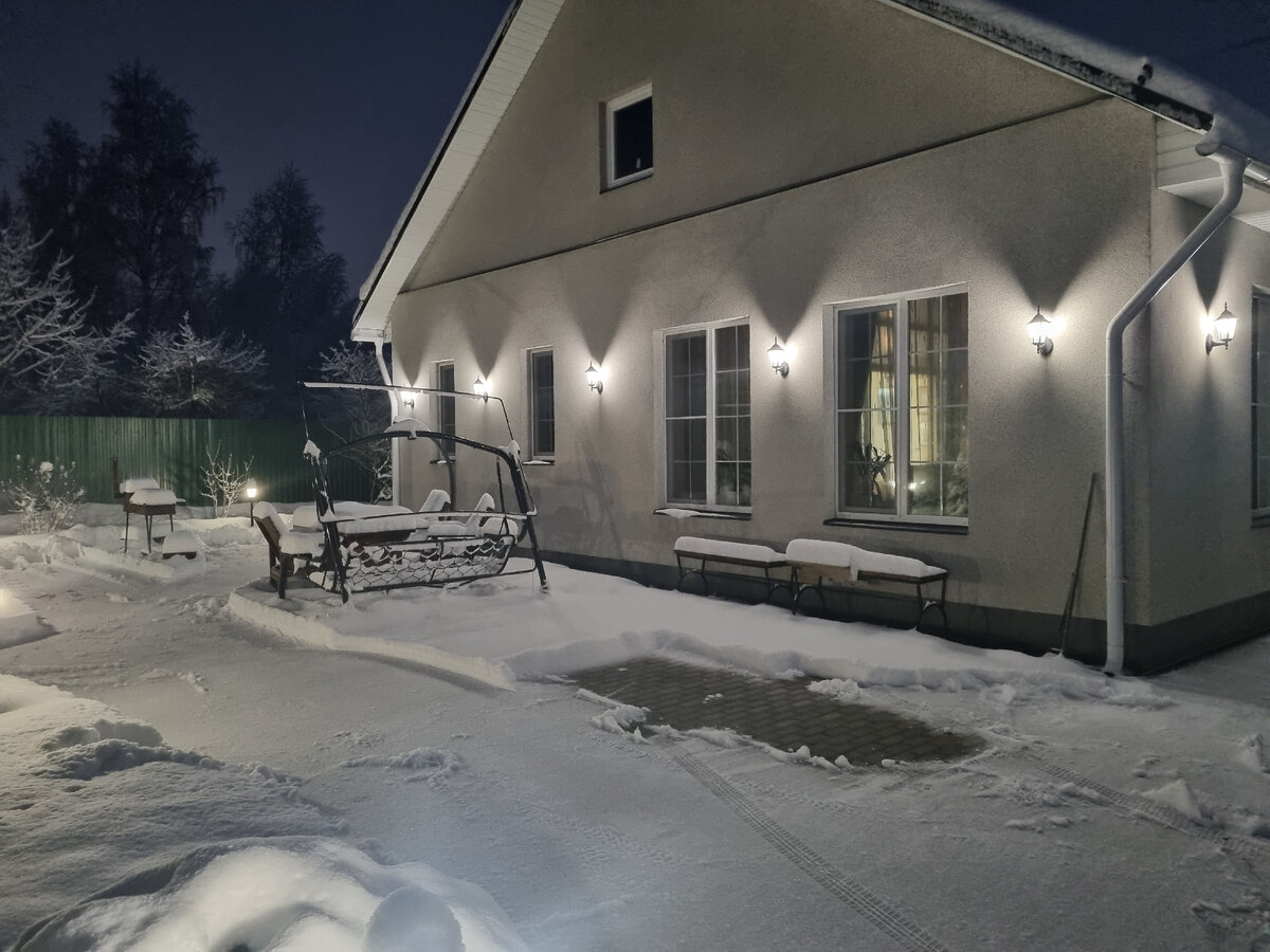 Наш дом зимой 2022 года