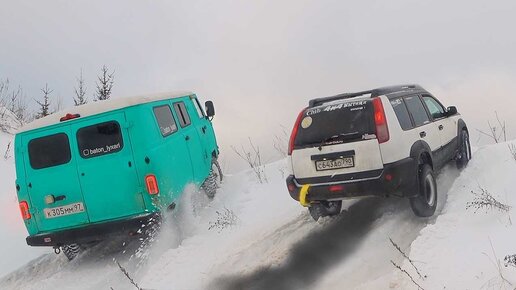 Я научу тебя ЛЕТАТЬ! Буханка против Nissan X Trail Extreme Stars off road games 3