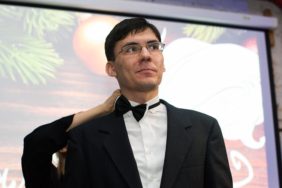 Женя на мероприятии, фото из архива «Открытой среды»