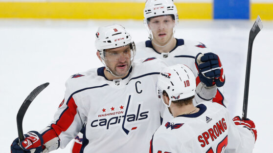    Голевая передача Овечкина помогла "Вашингтону" обыграть "Нью-Йорк" в матче НХЛ Юлия Шелковенко