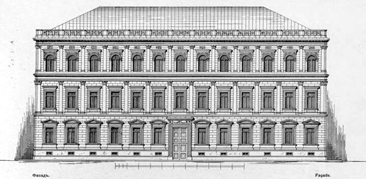 Проект здания Николая Ефимовича. Чертеж из интернета.
