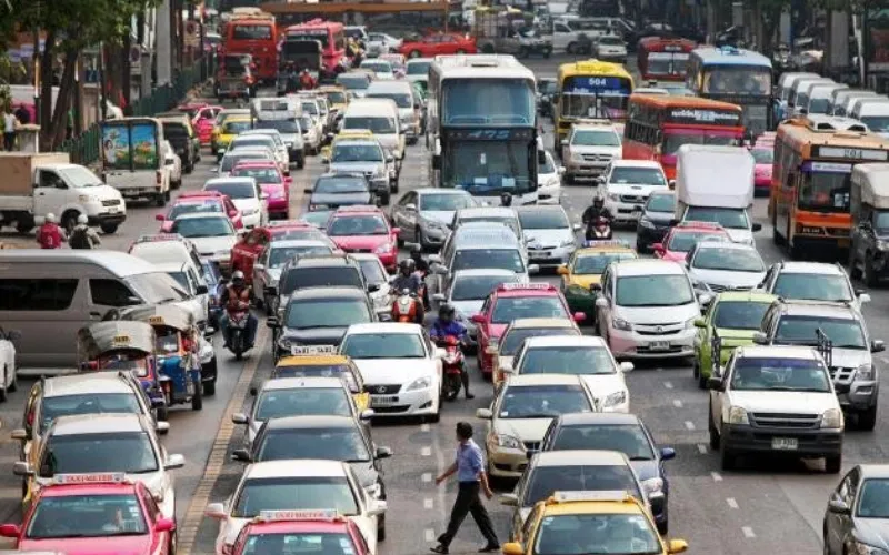 Приехать из заграницы. Интересные факты на дорогах Тайланд. Безопасно ли на дорогах Таиланда. Traffic congestion synonyms.