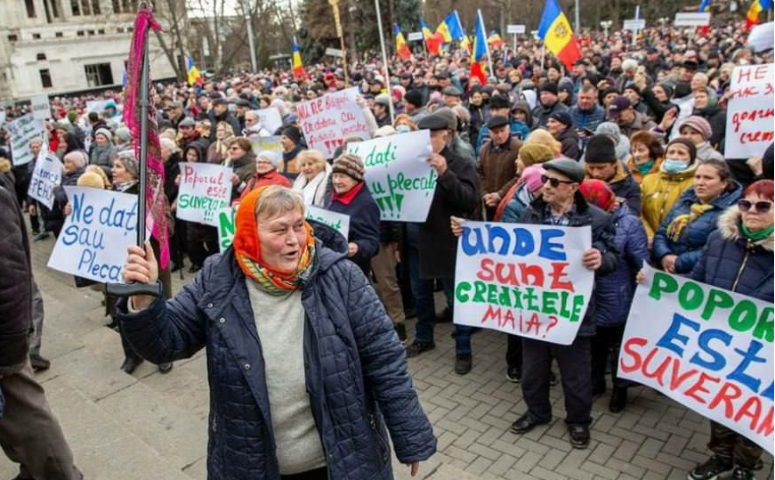 Видно, что на протесте простые люди! 