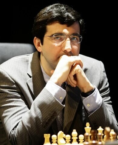 Владимир Крамник на матче. Фото с интернета.