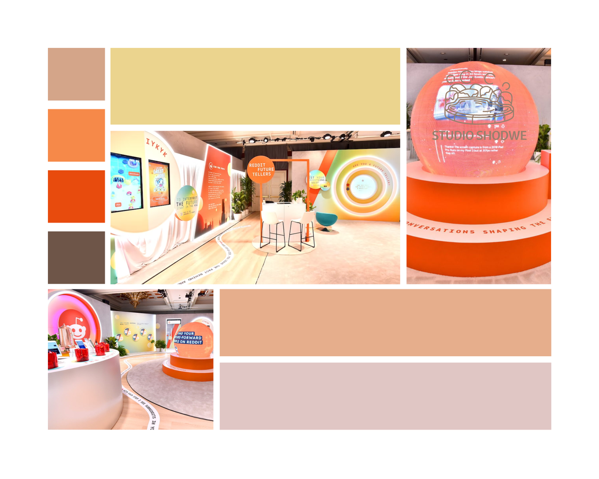 Выставочный стенд "Reddit" на CES 2023. Источник: adweek