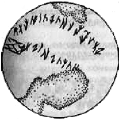  Текст серебряной чаши из кургана Иссык