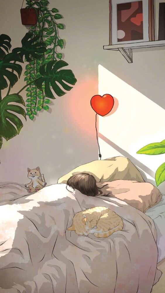 Картина маленькая девочка спит.