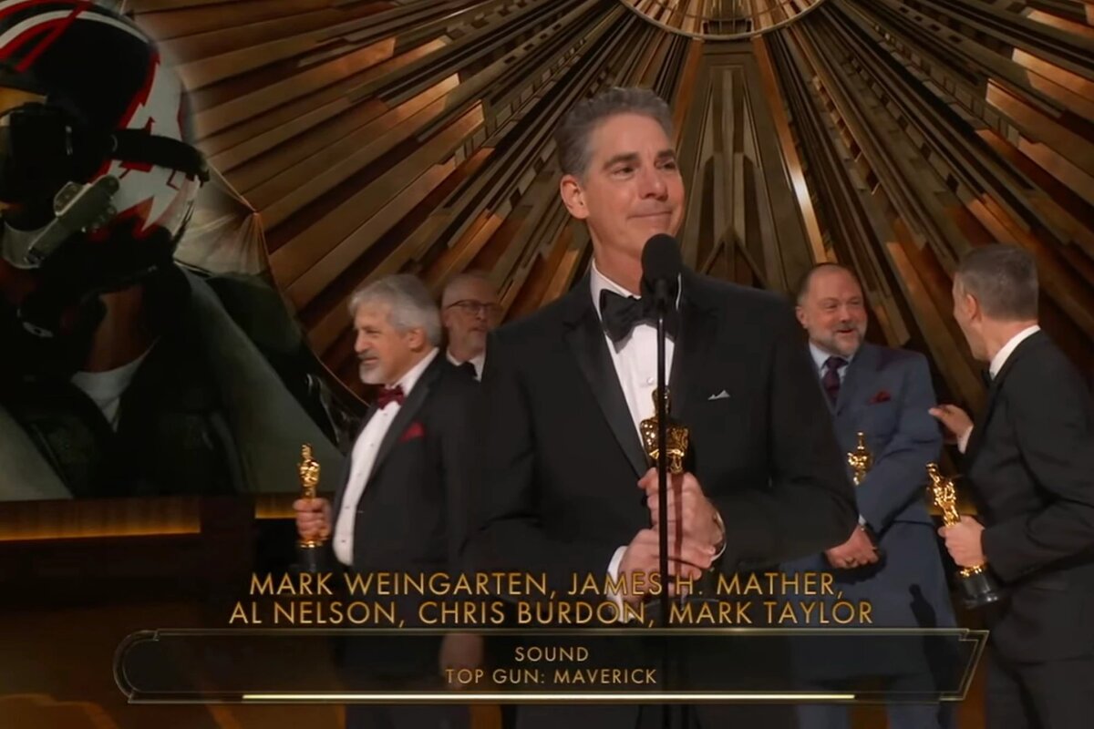 Церемония Oscar-2023, награждение в номинации "Лучший звук"