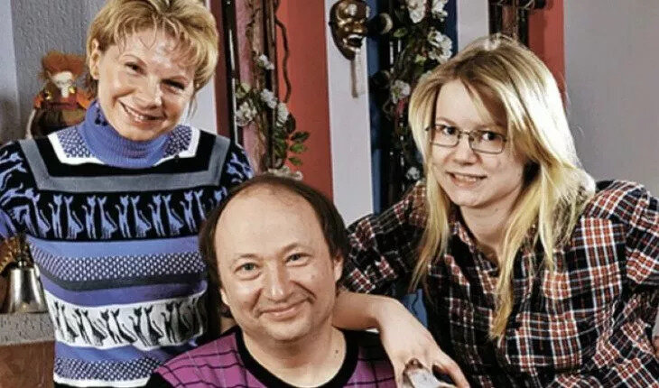 Гальцев с семьёй