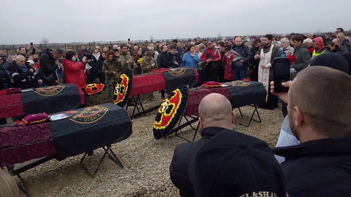 Похороны в Горячем Ключе. Фото: t.me/grey_zone