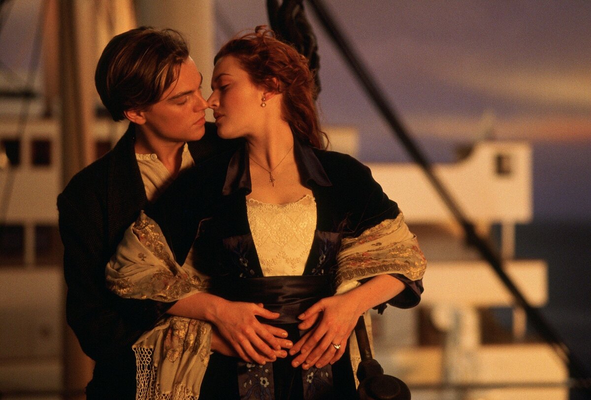 Кадр из фильма "Титаник " (1997)