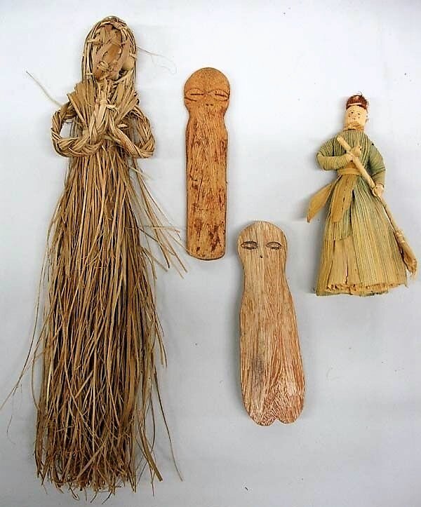 Кукла из соломы картинка