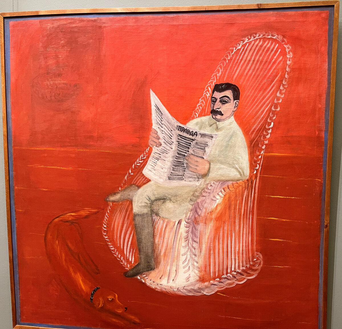 Г.И.Рублев. Портрет Сталина. 1935.