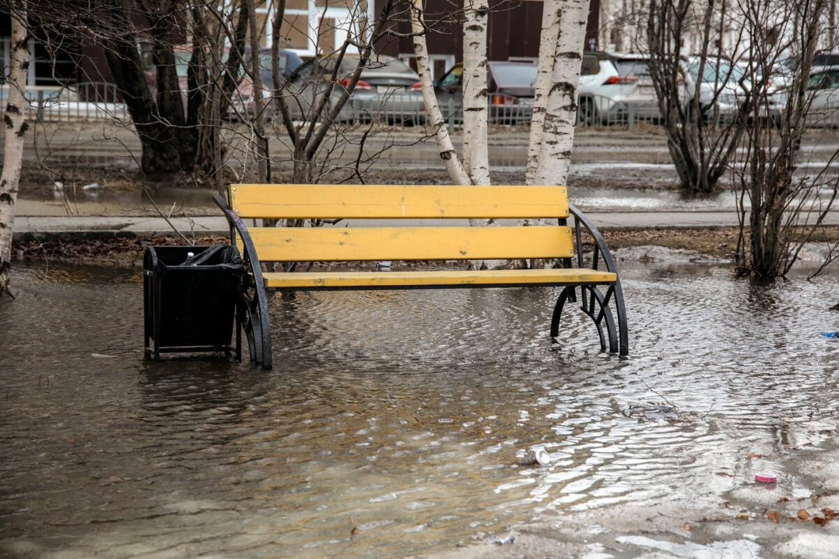    Нефтеюганск могут признать самым «мокрым» городом Югры из-за луж