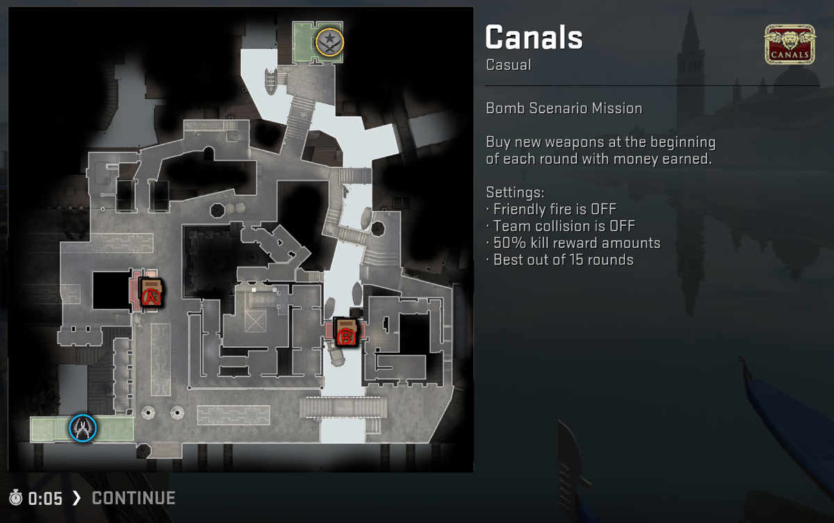 Canals карта в кс го