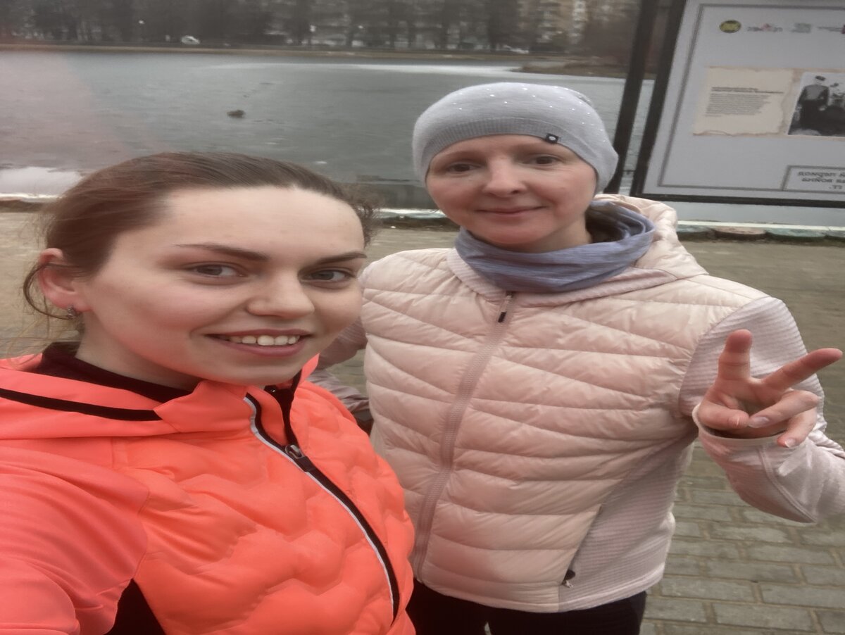 Поймала соклубницу на ангарских прудах