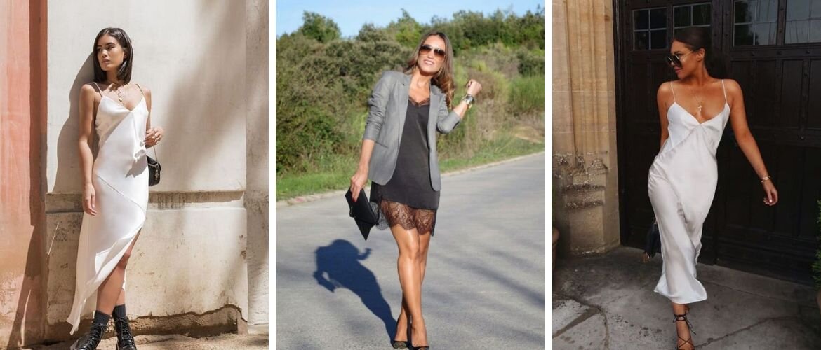 Модные платья в бельевом стиле на лето 2023: основные тренды