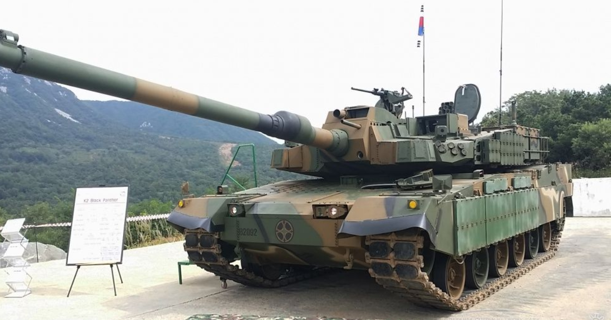 Южнокорейский основной боевой танк K2 Black Panther
