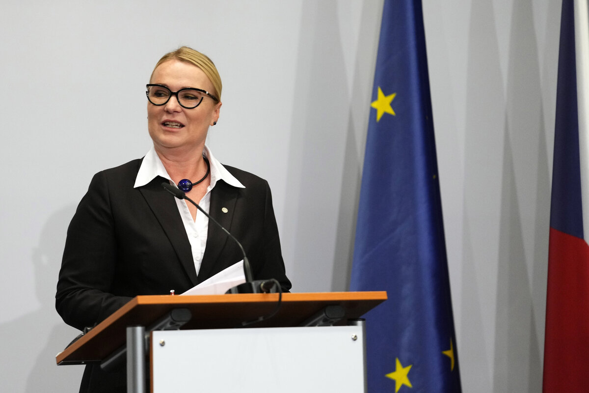     Министр обороны Чехии Яна Чернохова / AP / Petr David Josek