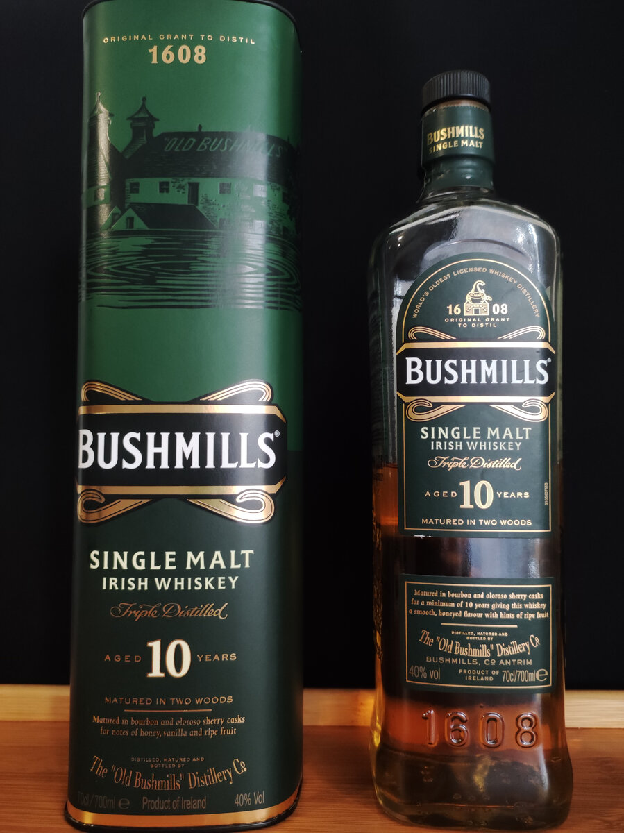 Ирландский виски Bushmills 10 - простой, но вкусный и универсальный молт |  Мир Виски | Дзен