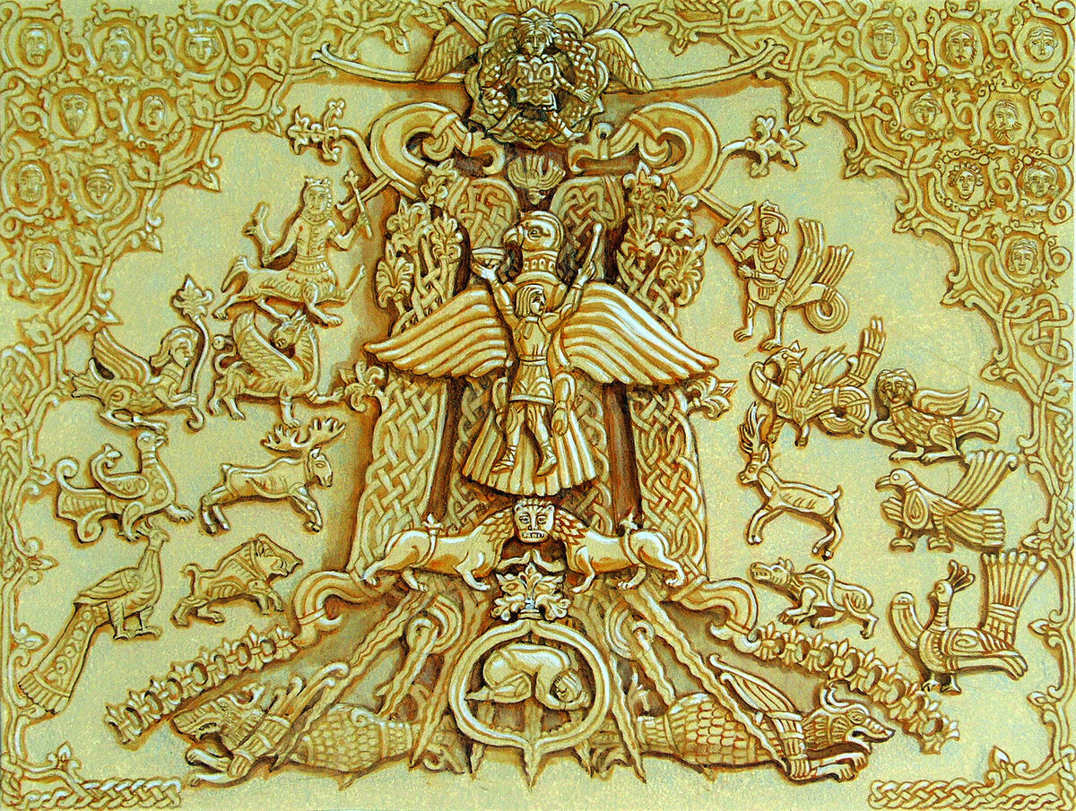 Вознесение Буса Белояра. работа М. Преснякова.