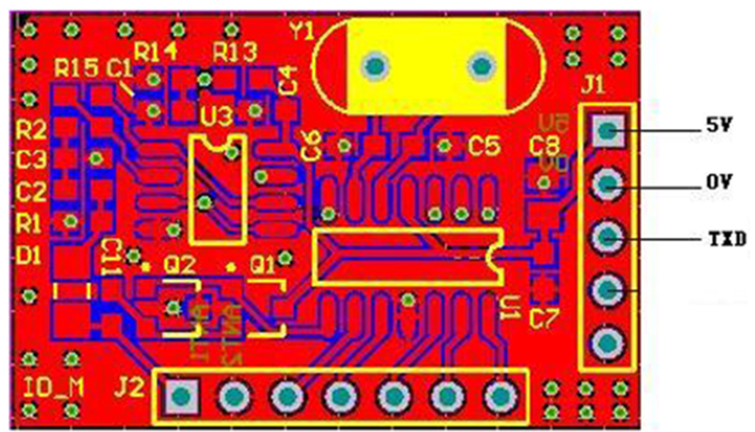 Находил схему с пинами WG0, WG1