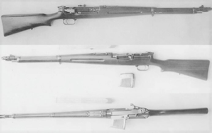 Самозарядная винтовка Рейнметалл обр. 1928 года. Общий вид. Фото сделано во время тестирования в США.