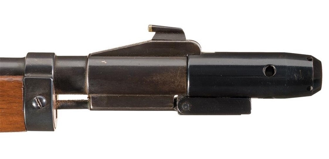 Надульник-газоуловитель на винтовке Вальтер, сделанной по схеме Карла Хайнеманна.