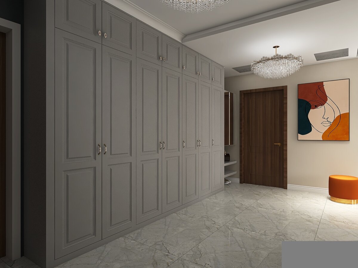 Шкаф с распашными дверями. Общий вид.