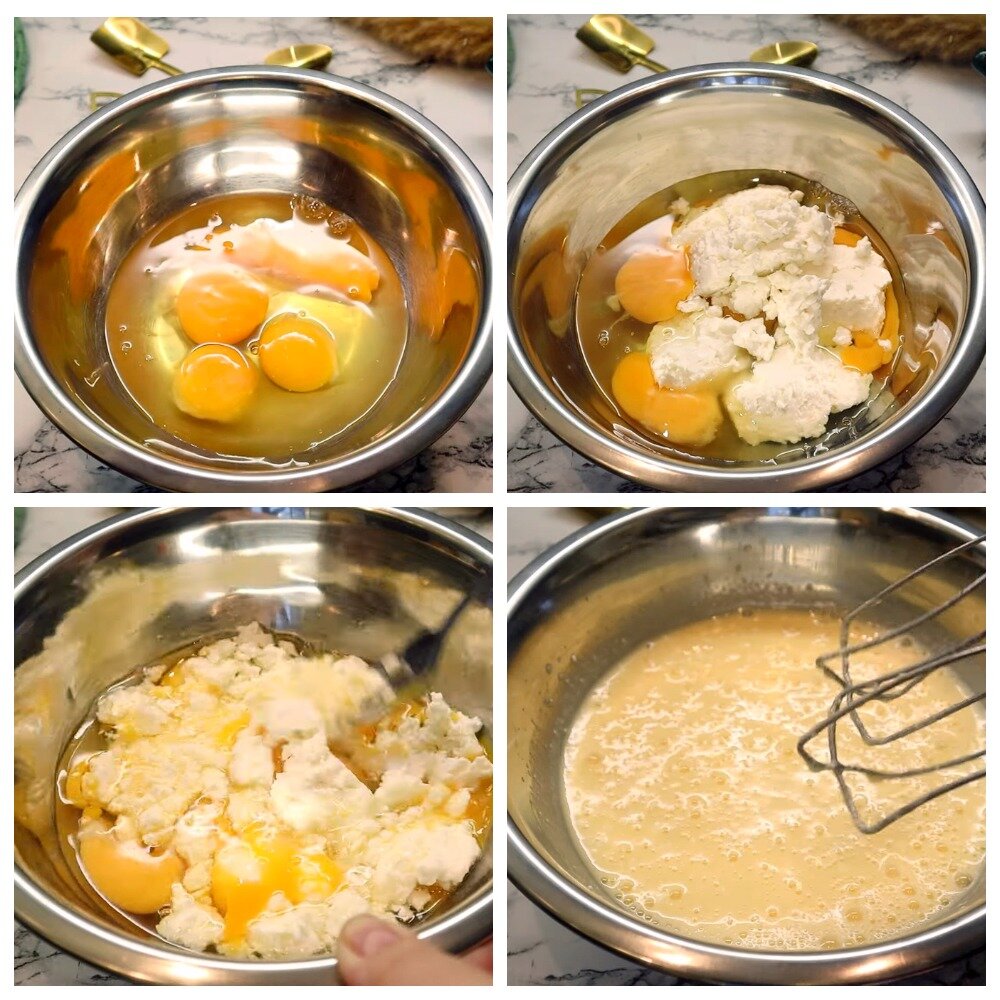 Замешиваем тесто для фисташкового кулича