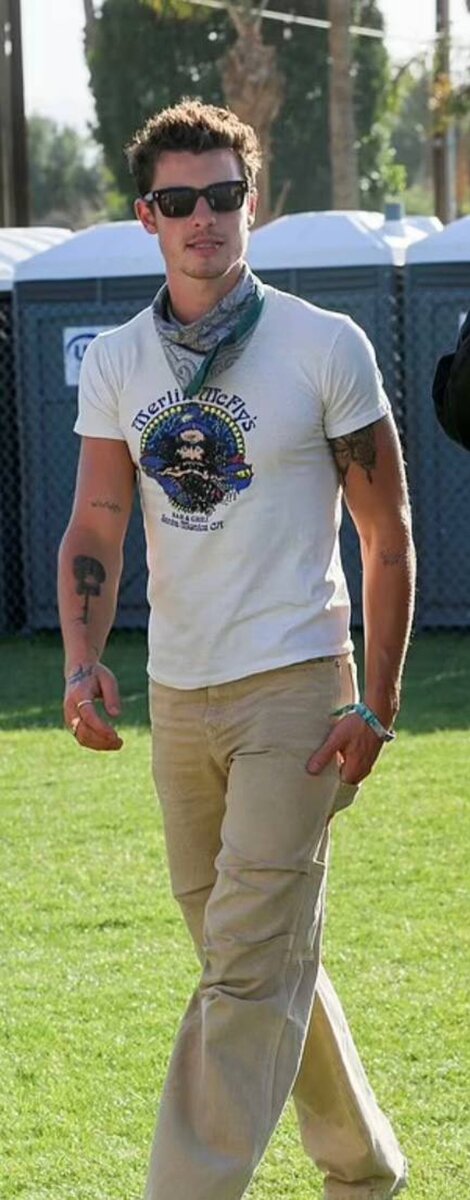    Шон Мендес на фестивале Coachella Фото: Daily Mail