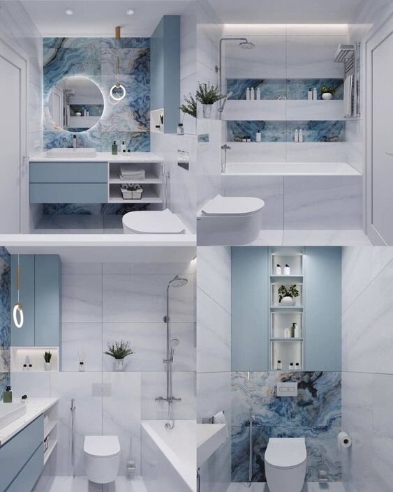 No es necesario hacer una renovación importante del baño para crear un baño.