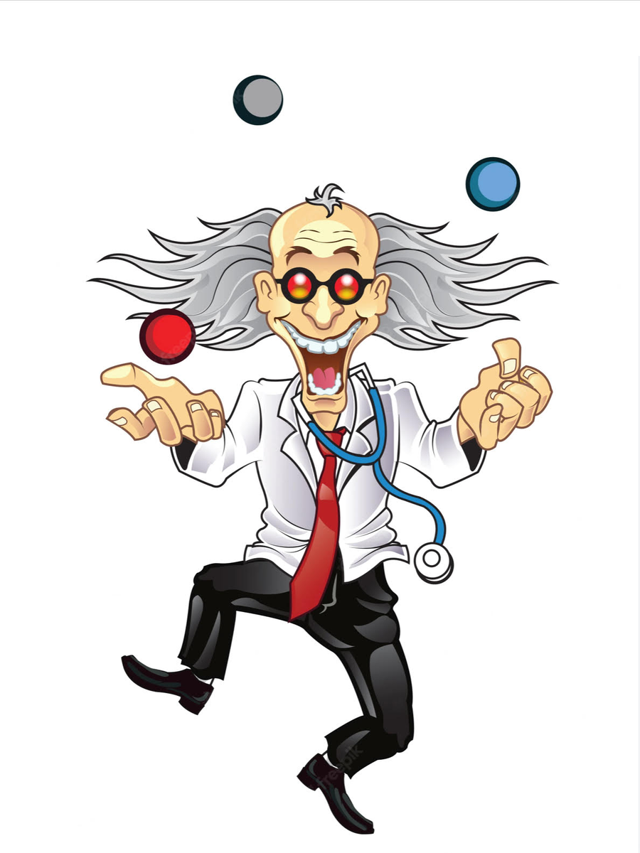 Источник: https://ru.freepik.com/premium-vector/crazy-professor-juggling-balls_1868796.htm