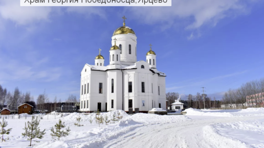 下载视频: Лес и храм в городе. 17.02.2023