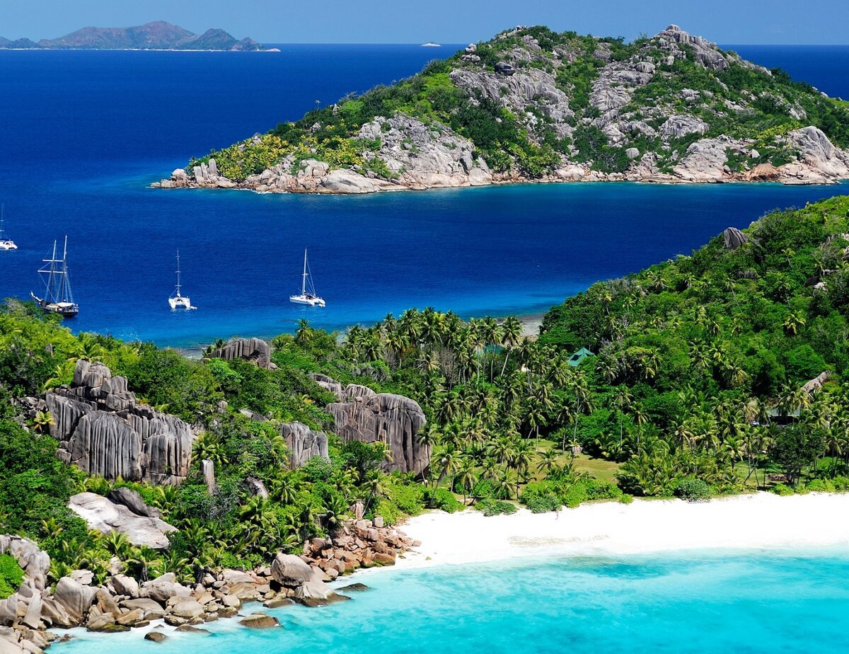 Прекрасные виды Сейшельских островов