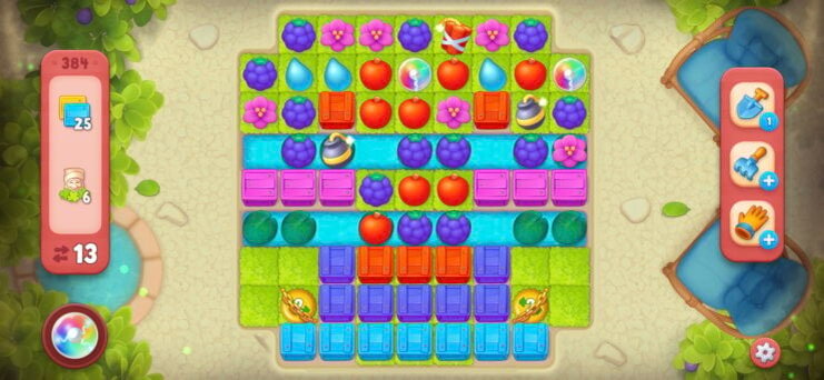    Обычные “три в ряд”, но с приятной графикой и сюжетом.