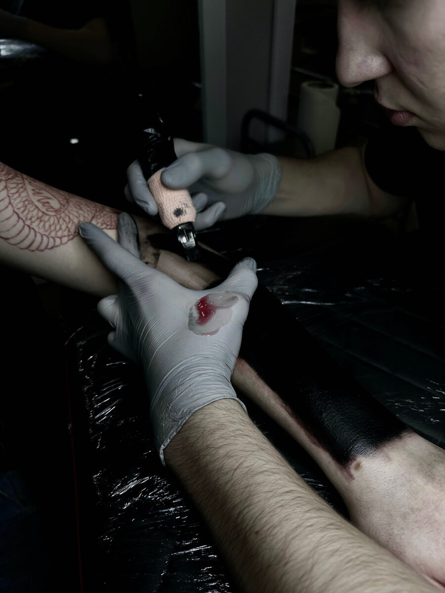 Процесс нанесения 