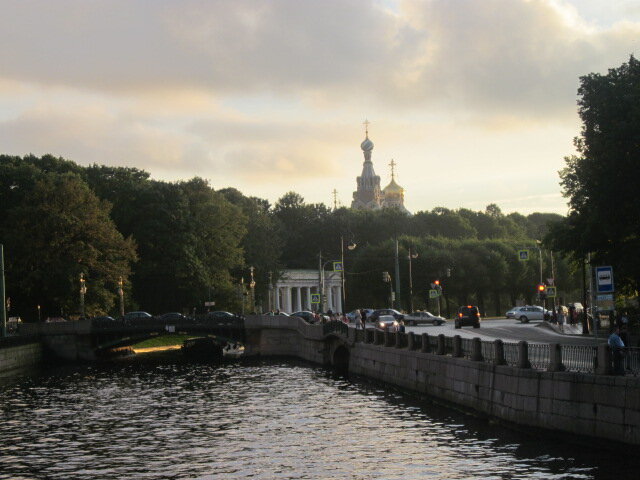 Первый Садовый мост летом