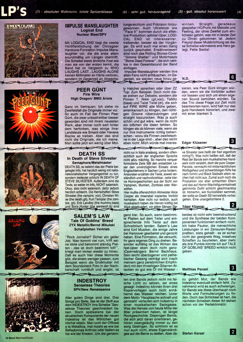 Страница журнала Metal Hammer