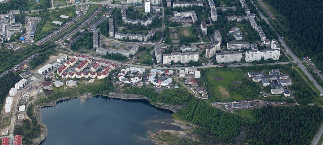 Вид на р-н Ключевая, Карелия, г. Петрозаводск.