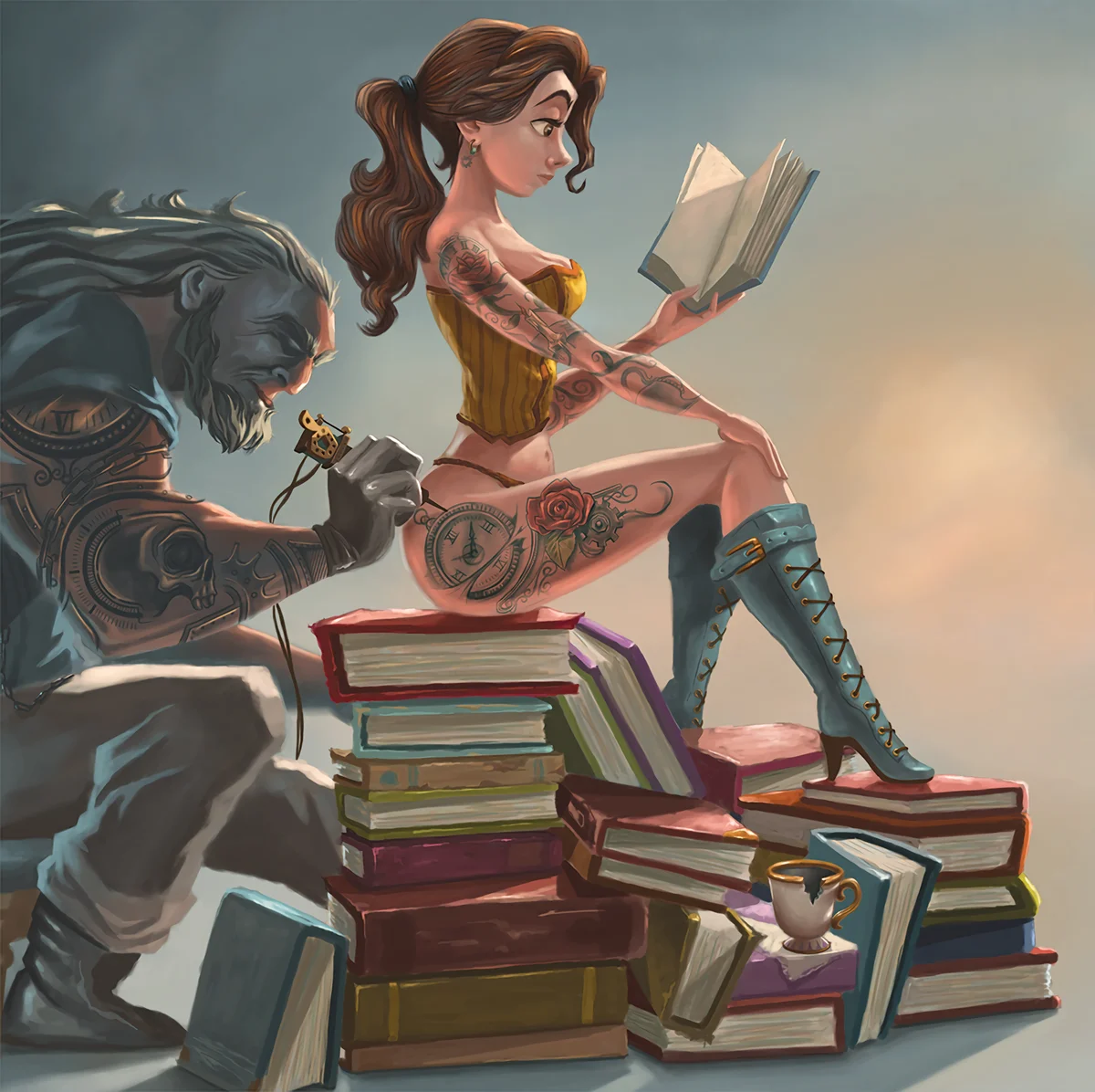 Без фантазии. Книжные персонажи. Интересные арты. Иллюстрации к книгам. Смешные арты