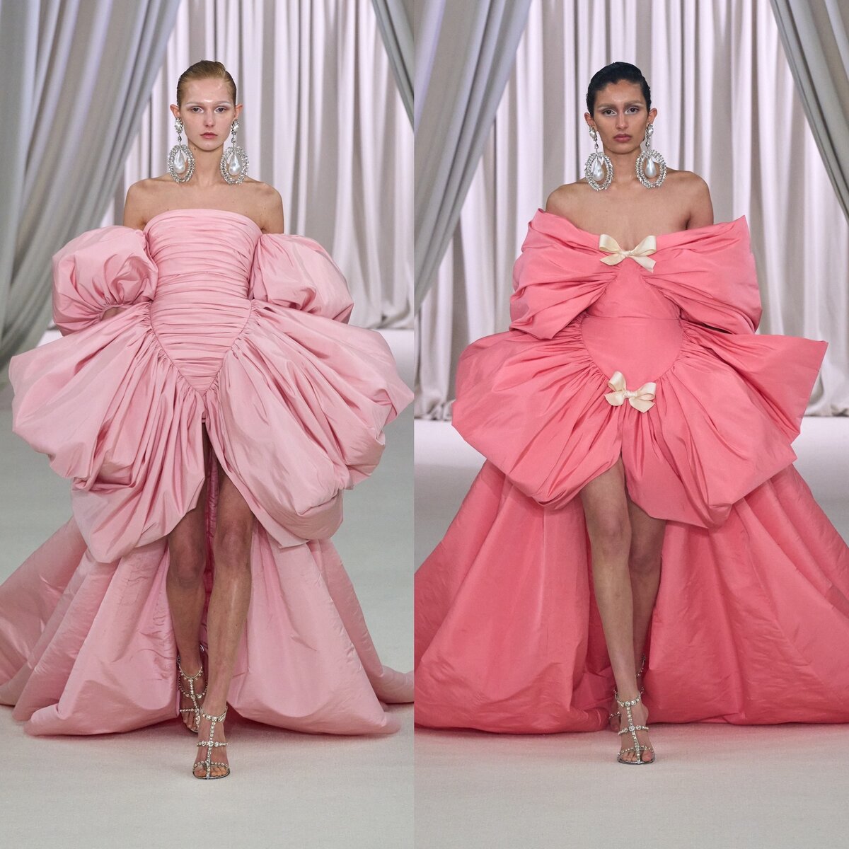 Giambattista Valli Spring 2023 Couture. Банты и розы. | Fashion Guru | Дзен