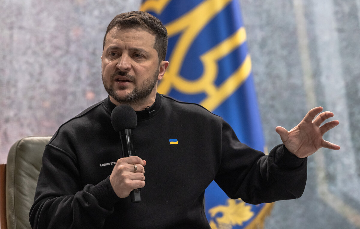    Президент Украины Владимир Зеленский  Roman Pilipey/Getty Images