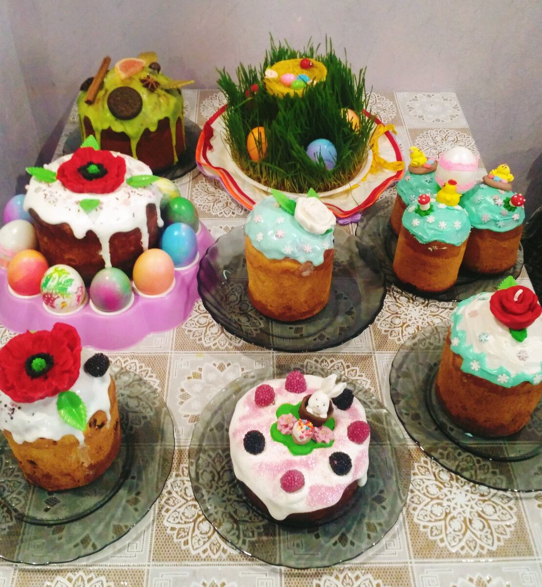 Варианты глазури для куличей, которая не будет осыпаться